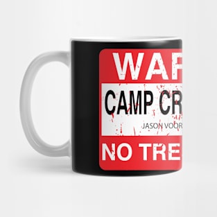 Cam Crystal Lake no trepassing Mug